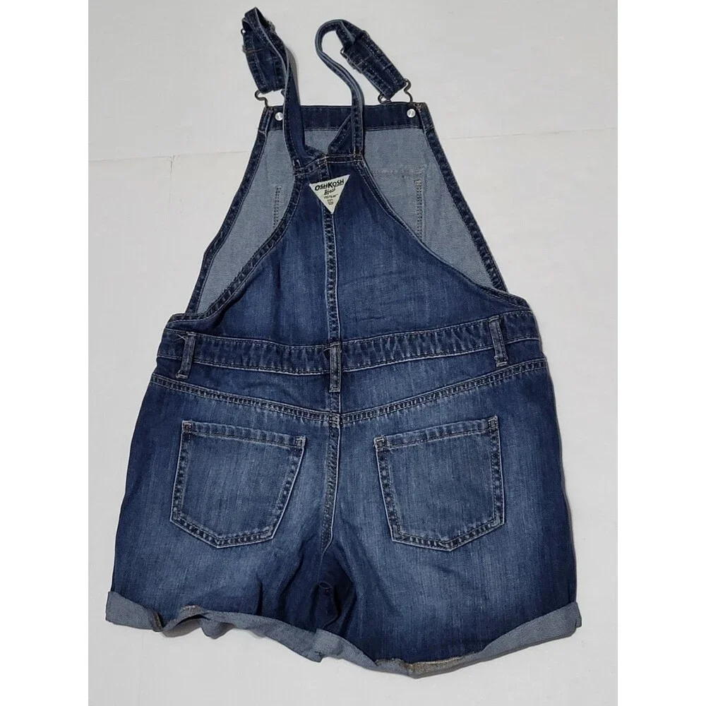 Oshkosh  Denim Overalls Size Kid's 12 Blue